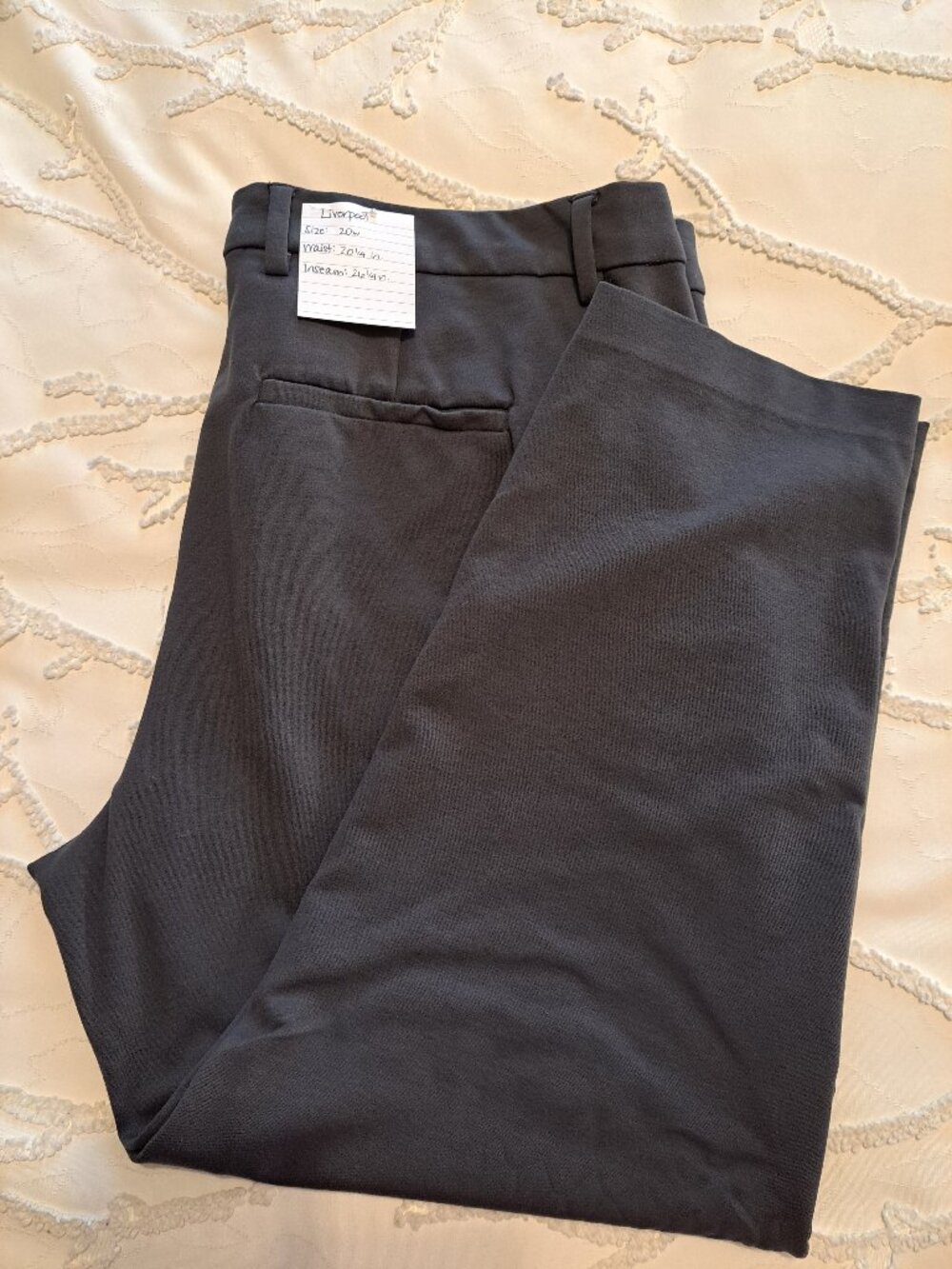 Liverpool Slim Leg Ankle Pants